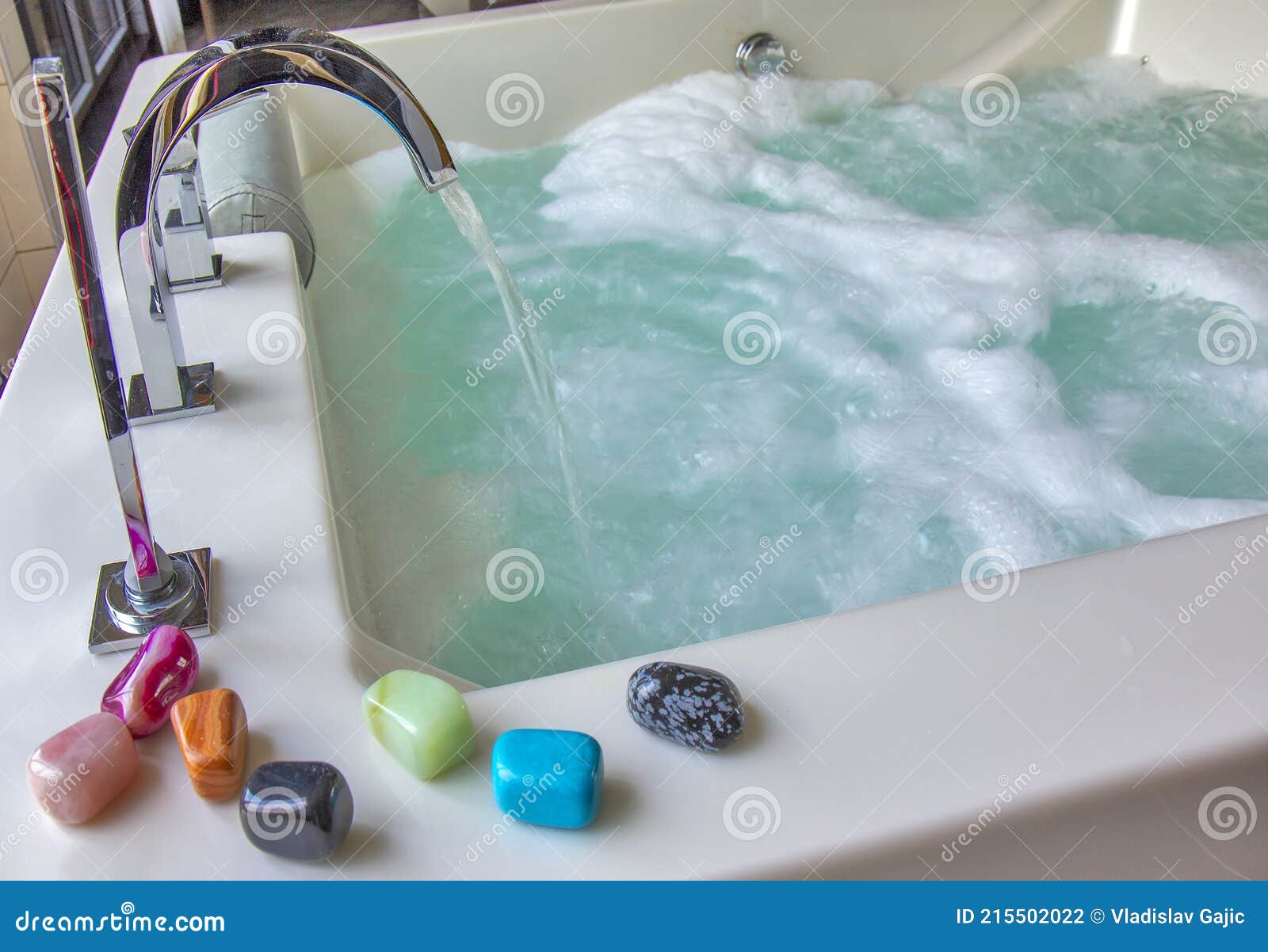 Shell on the hot tub stock photo. Image of beautiful 215502022