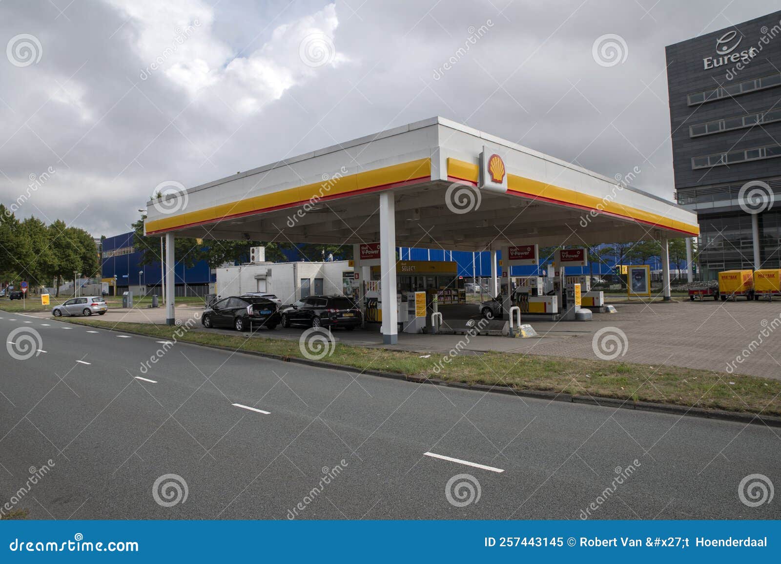 Shell Pump Station at Amsterdam the Netherlands 992022 Editorial