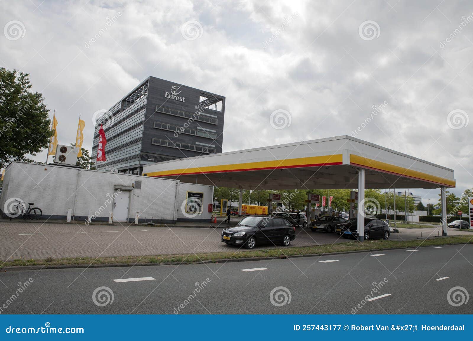 Shell Pump Station at Amsterdam the Netherlands 992022 Editorial