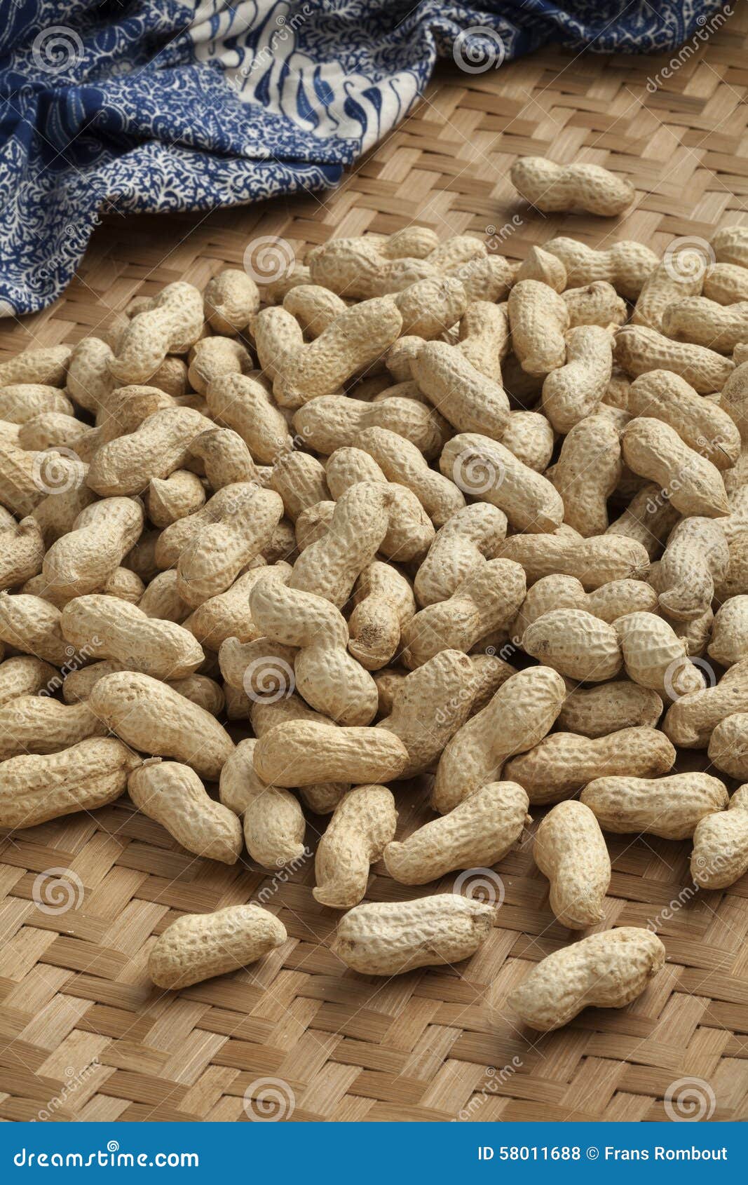 Shelled peanuts stock photo. Image of shells, healthy 58011688