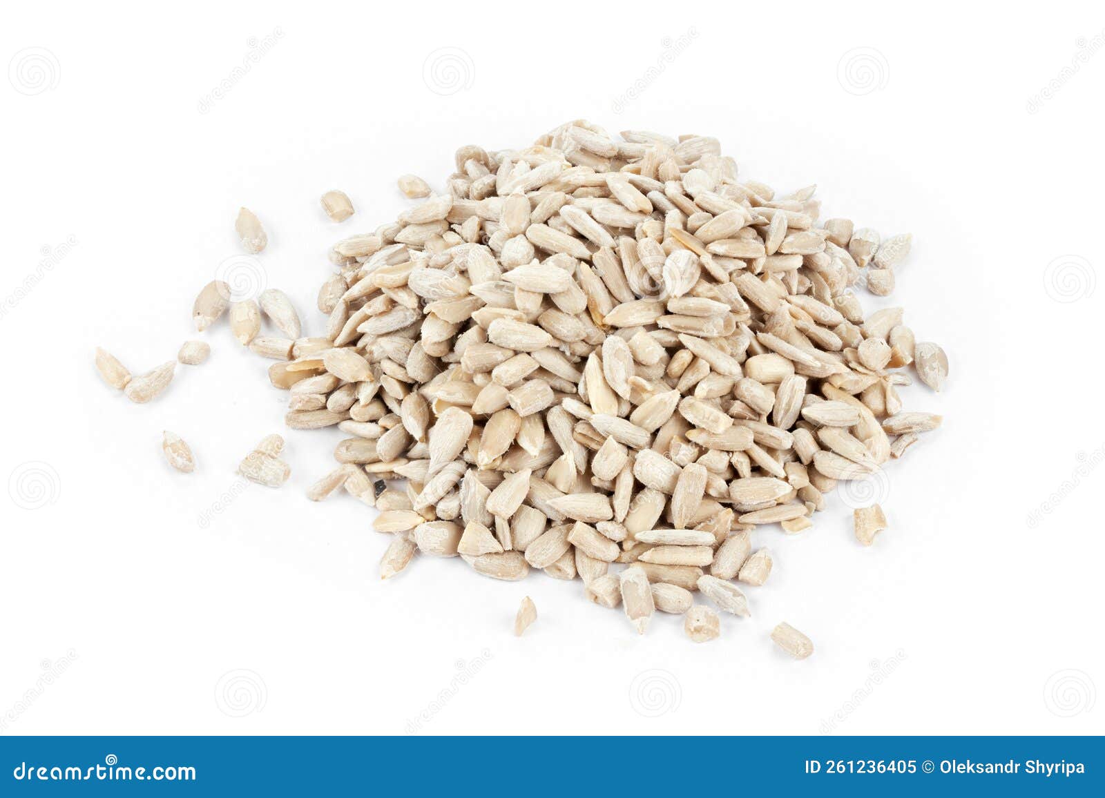 Shelled Sunflower Seeds stock image. Image of healthy 261236405