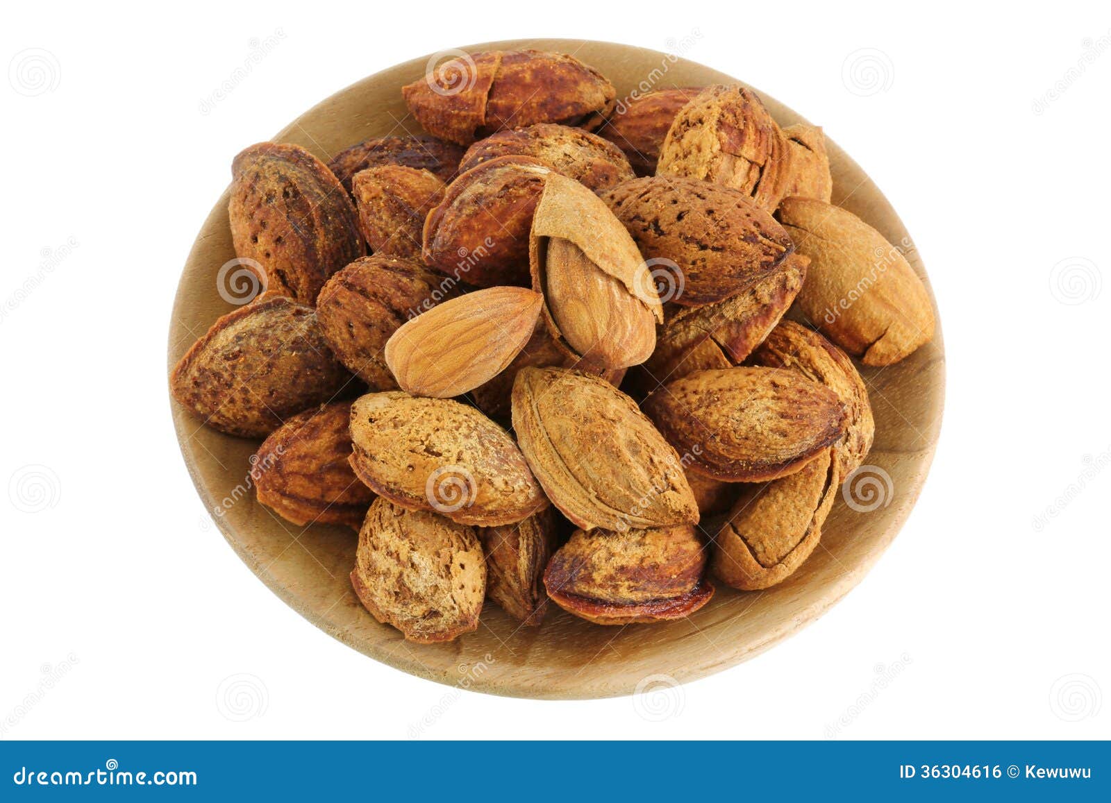 Shelled and Unshelled Almonds Stock Photo Image of salty, healthy