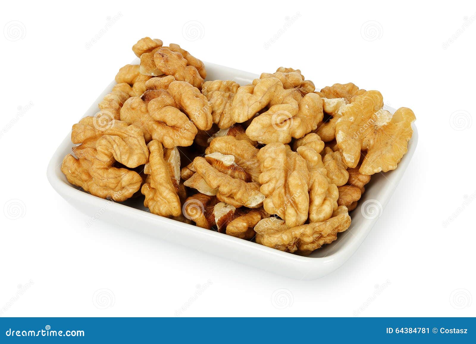 Shelled walnuts stock image. Image of bowl, nuts, healthy 64384781