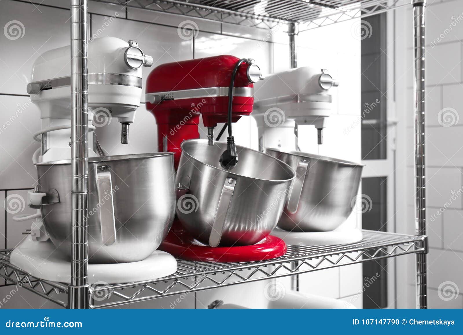 Shelving With Kitchen Appliances Stock Photo Image of appliances