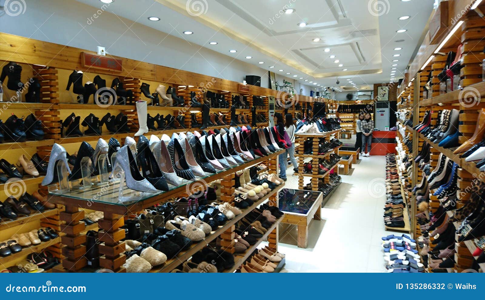 Shenzhen, China: Shoe Shop Interior Landscape Editorial Photography ...