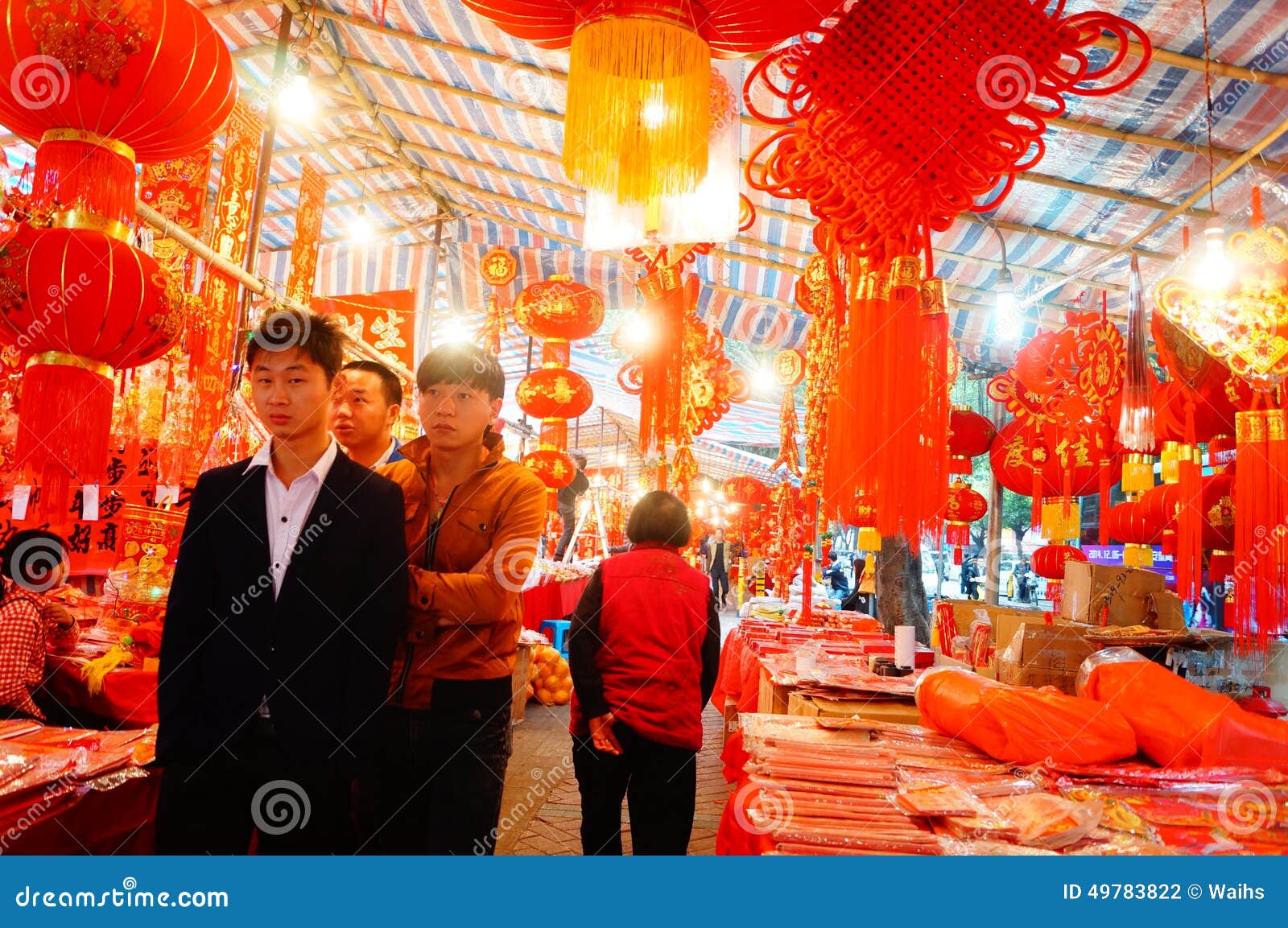 Shenzhen, China: Spring Festival Couplets Sold Editorial Photography ...