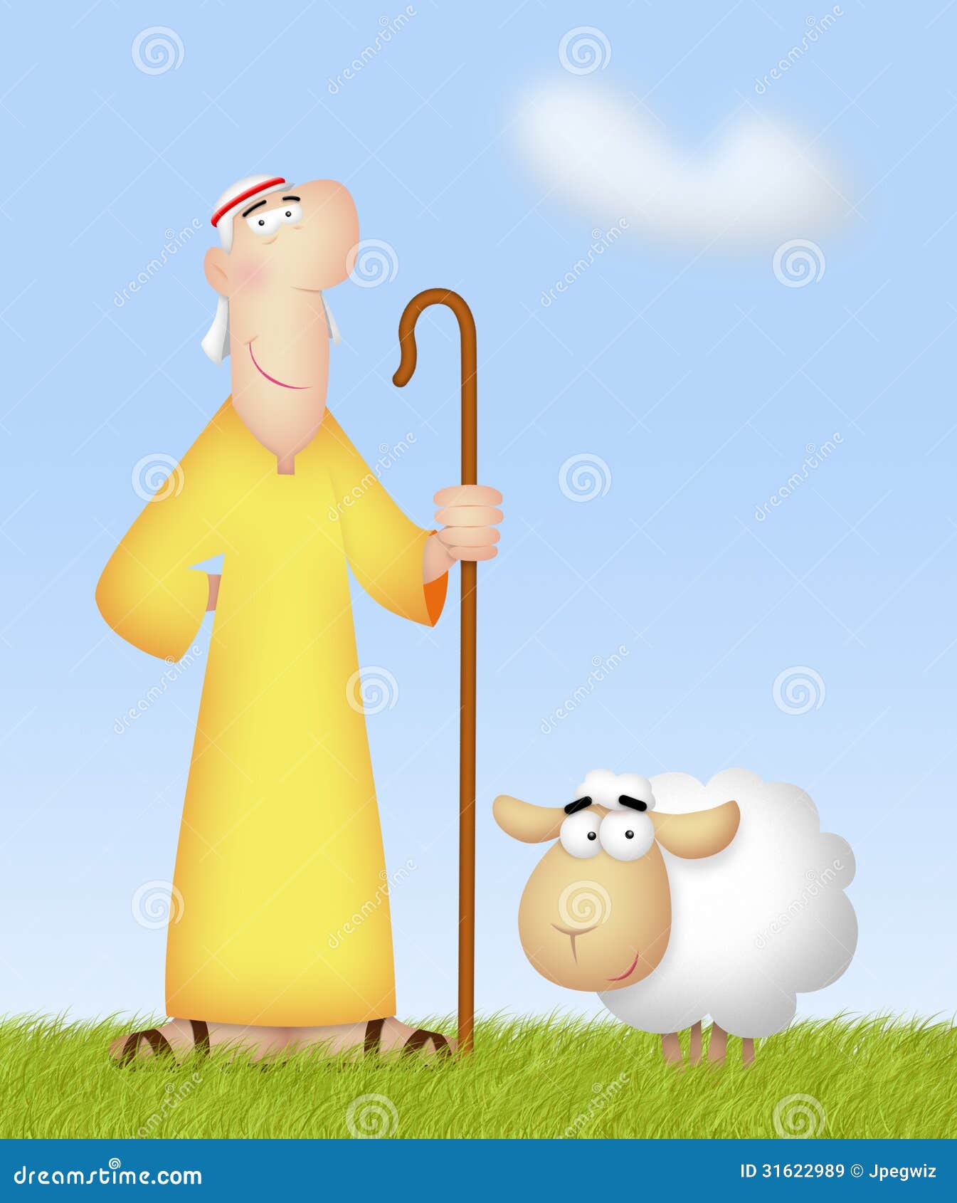 Cartoon Sheep Shepherd Stock Illustrations – 580 Cartoon Sheep Shepherd  Stock Illustrations, Vectors & Clipart - Dreamstime