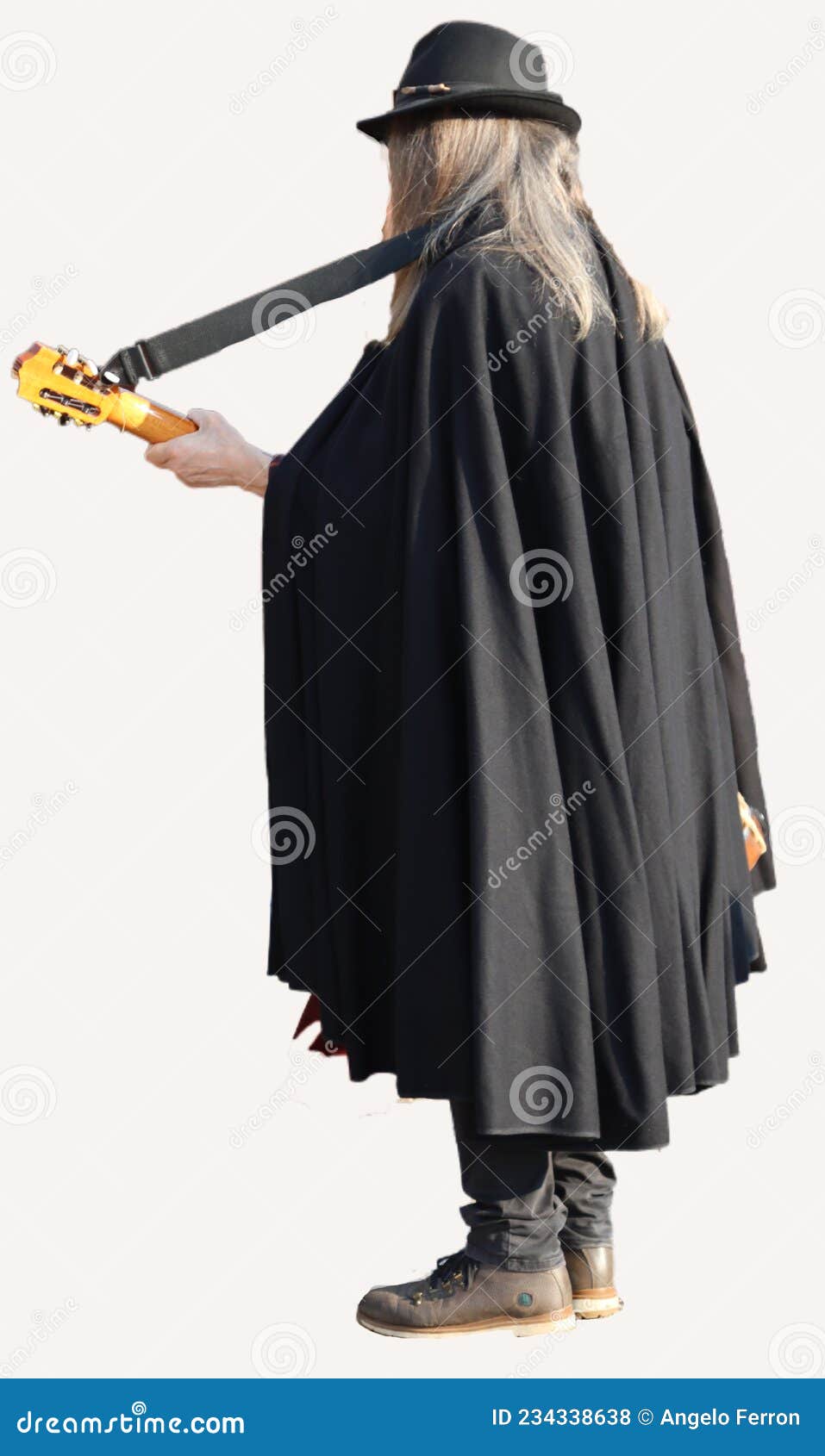 Shepherds with Bagpipes Play Christmas Music Music Editorial Stock