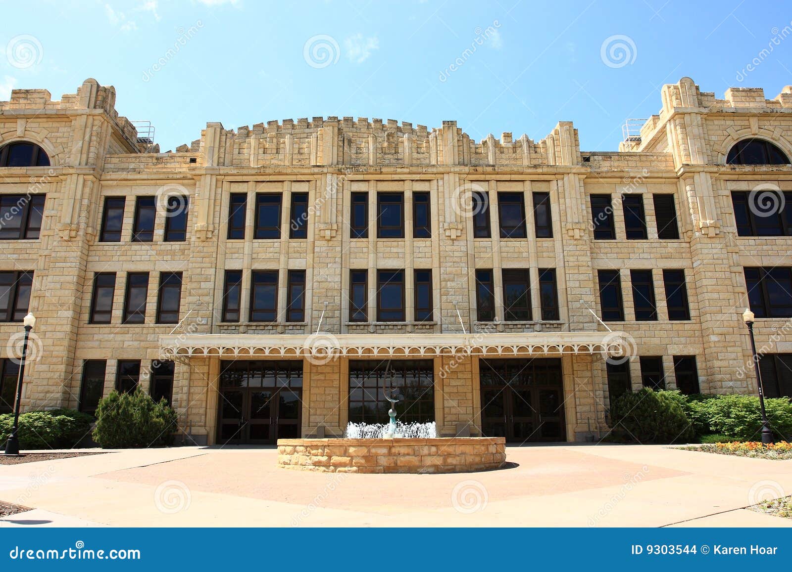 Sheridan Hall Fort Hays State University Stock Images Image 9303544