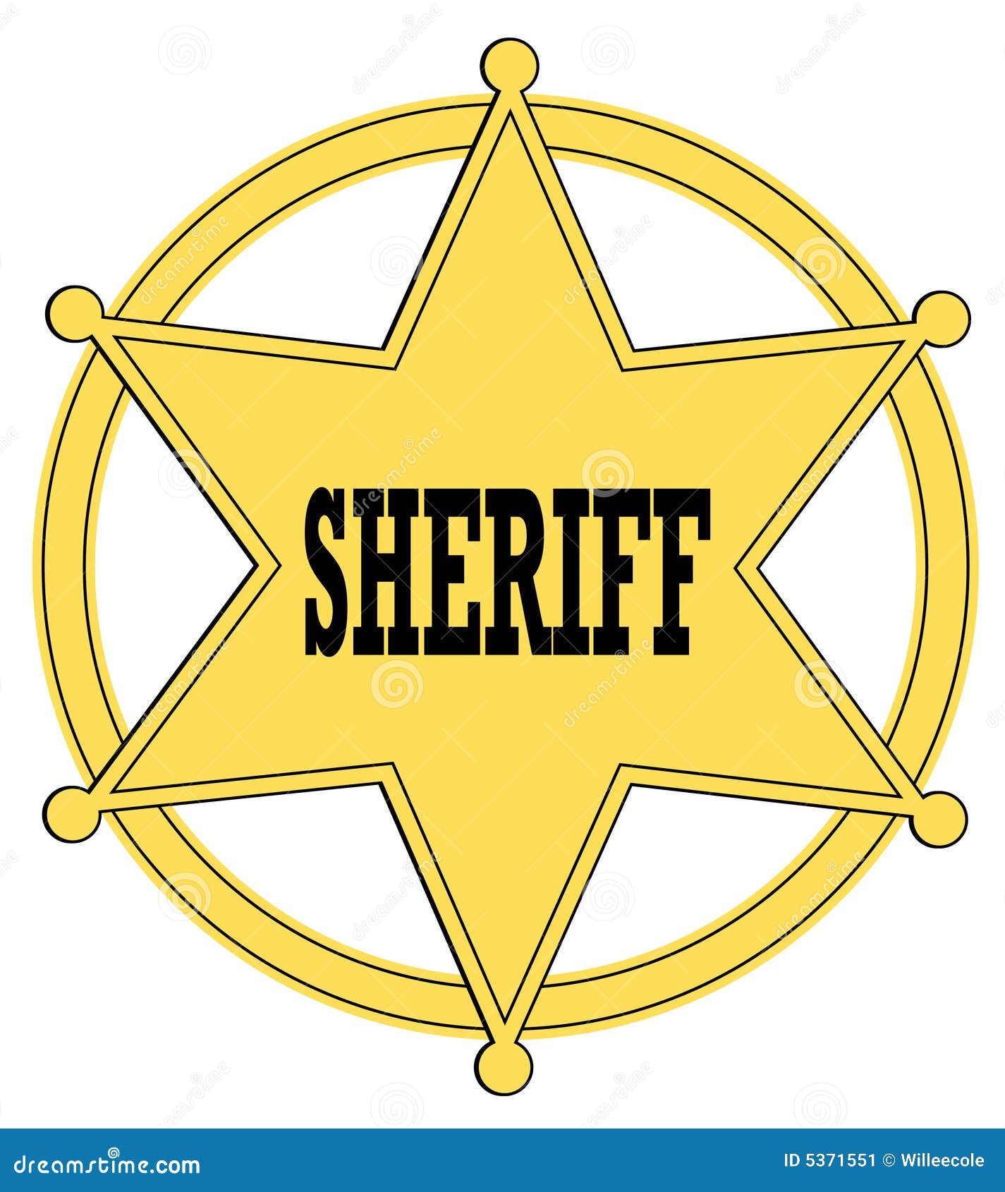 free western clipart sheriff badge