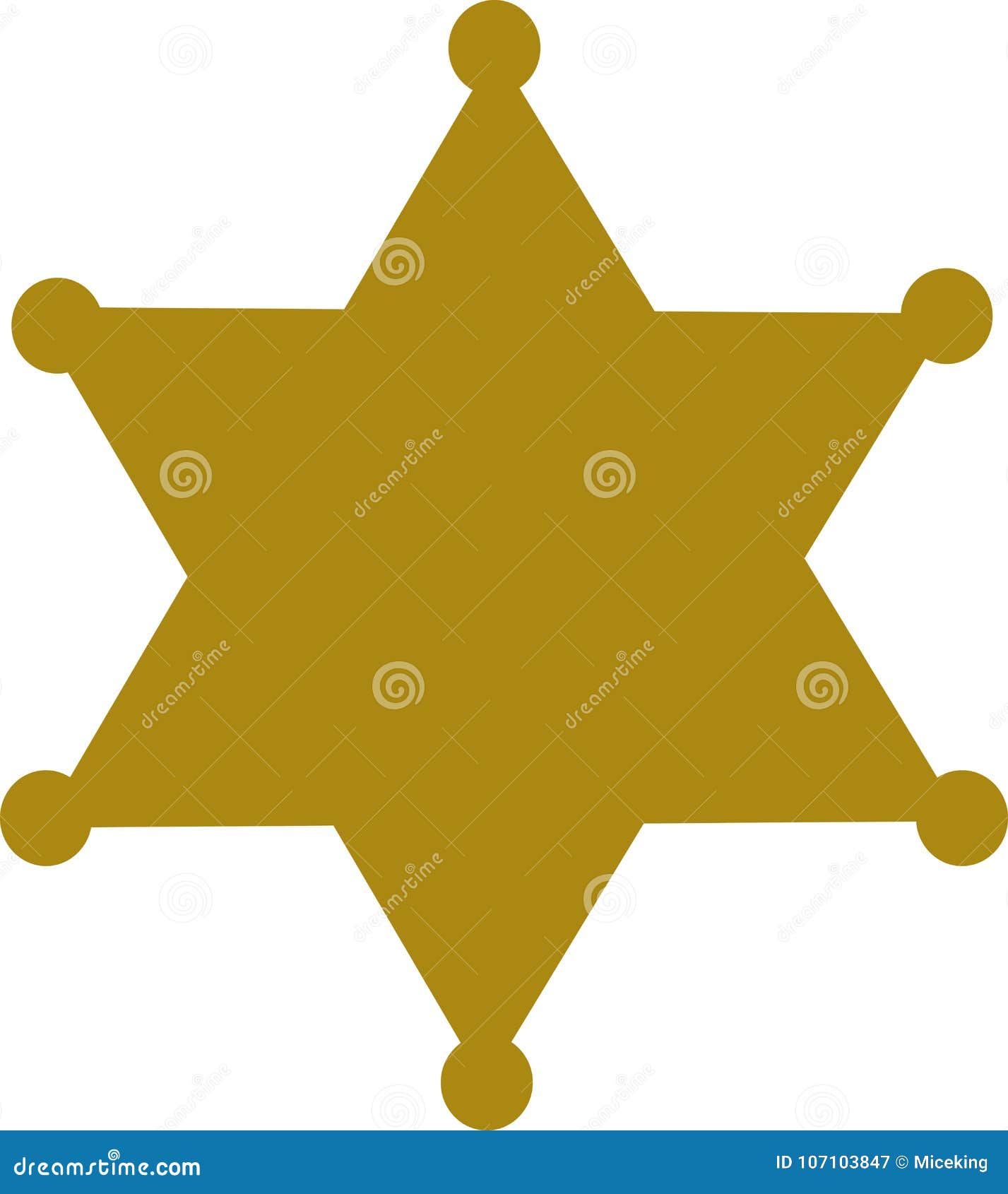 sheriff badge star