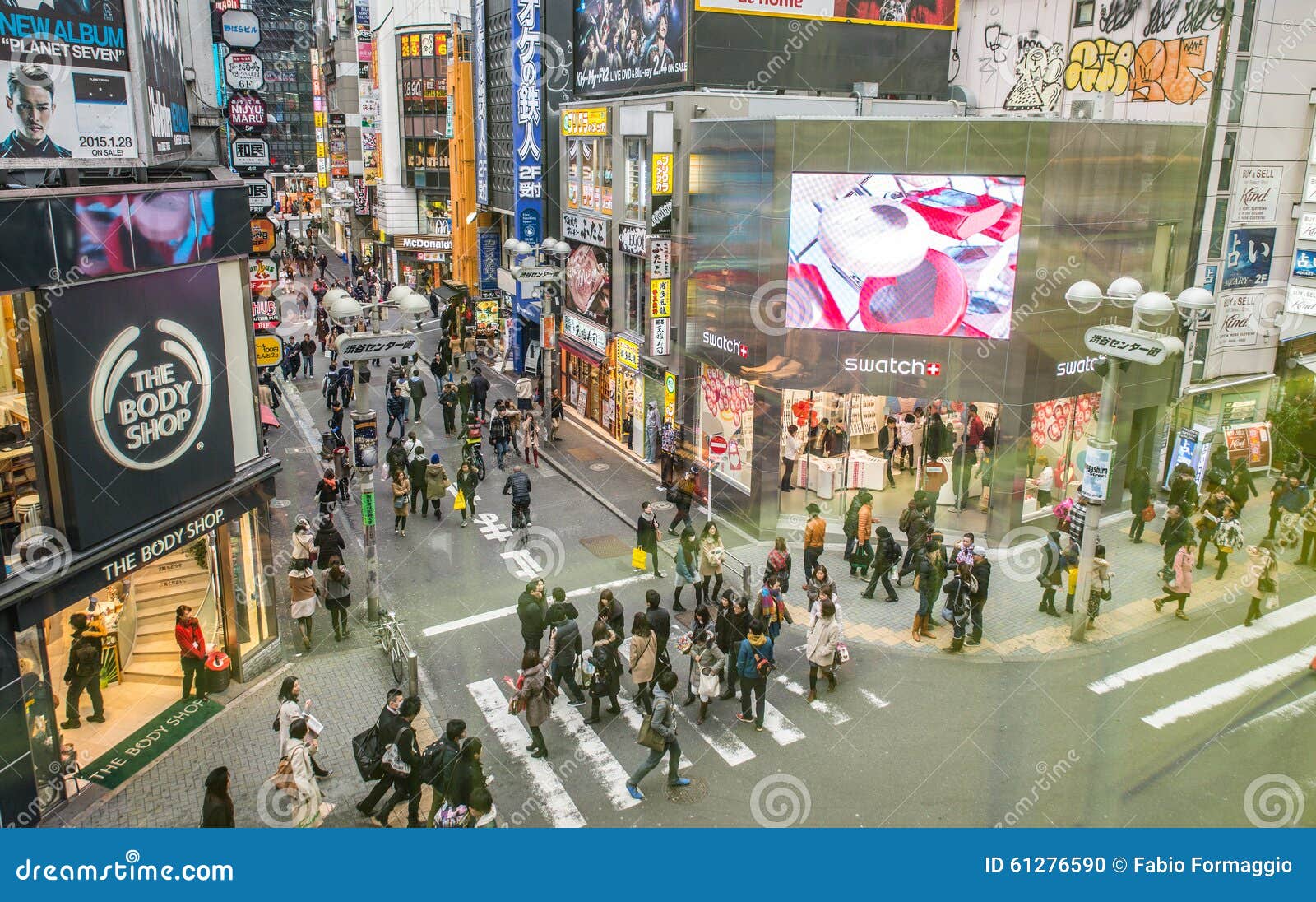 Shibuya Area In Tokyo Editorial Image Image Of Busy