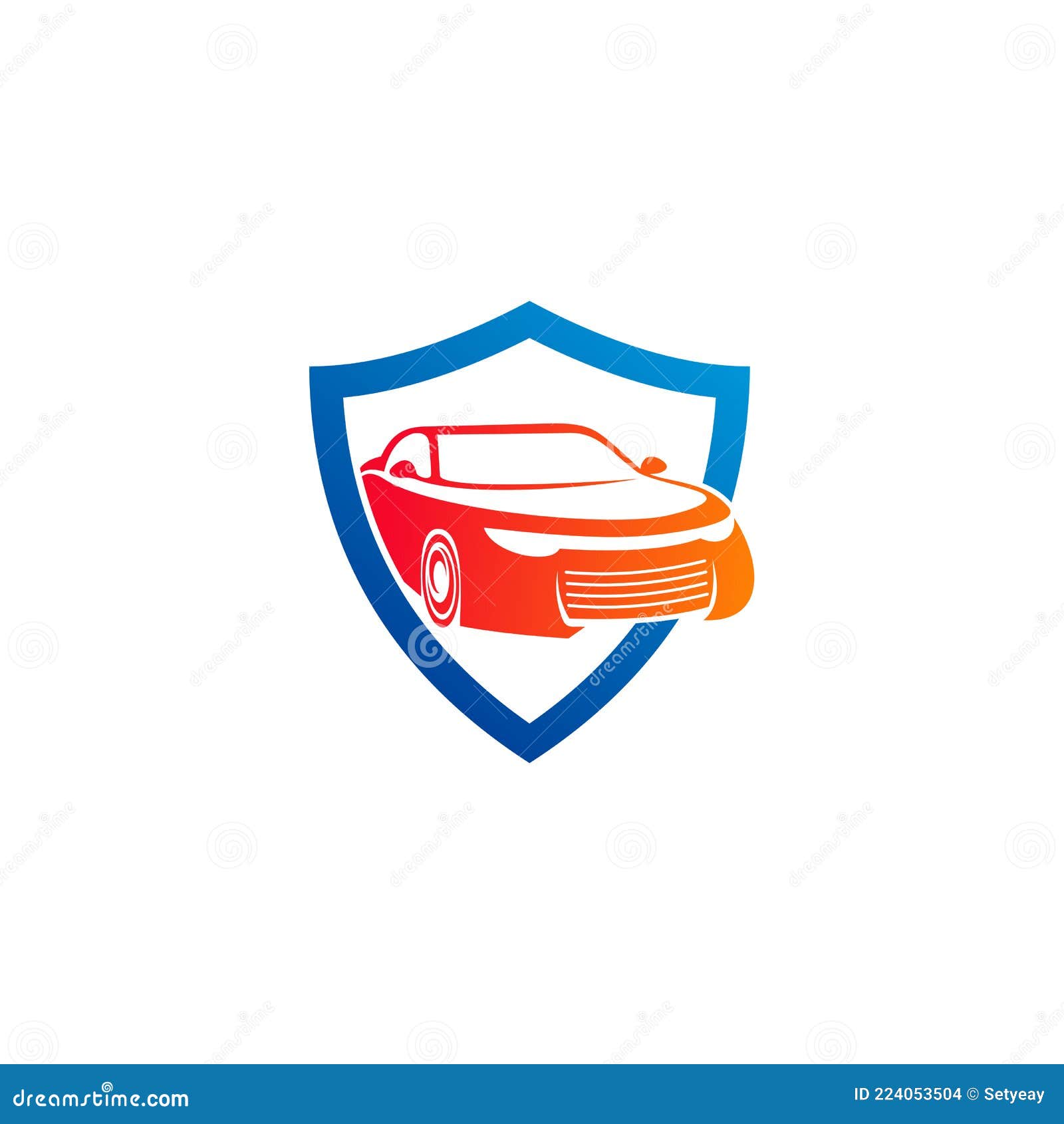 Shield Car Logo Vector Template, Creative Car Logo Design Concepts