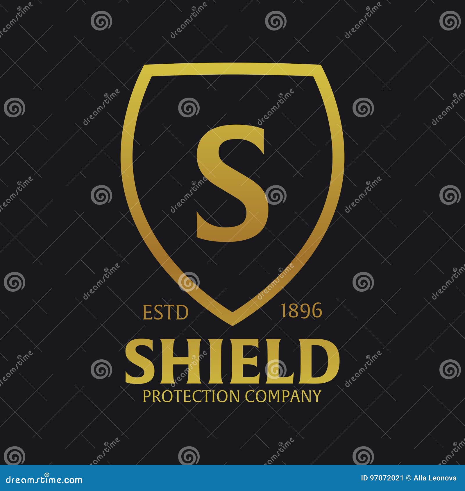 Shield Logo. Protection Company. Security. Guardian. Vector