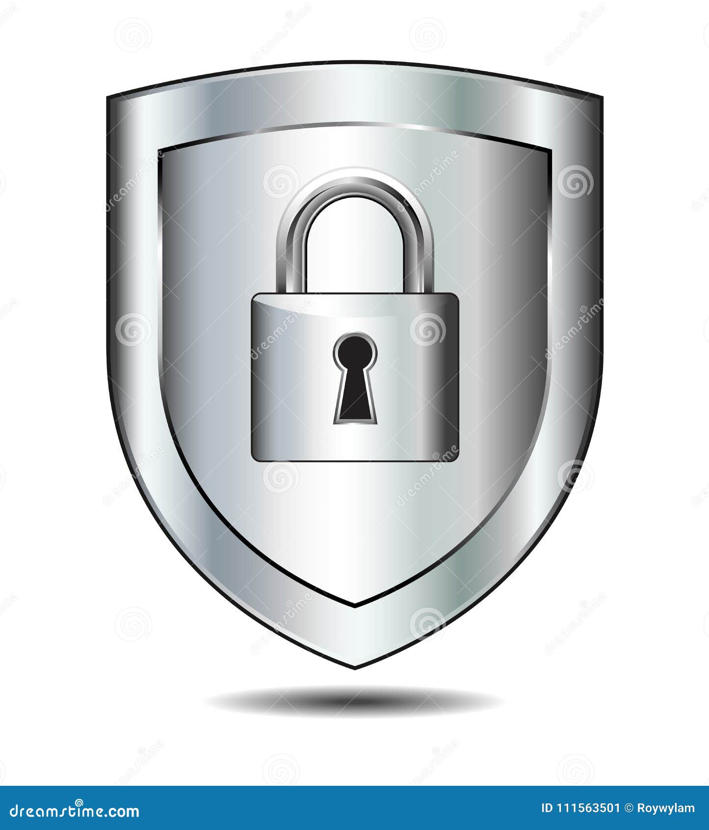 Locked And Unlocked Padlock Silver Stock Illustration - Download