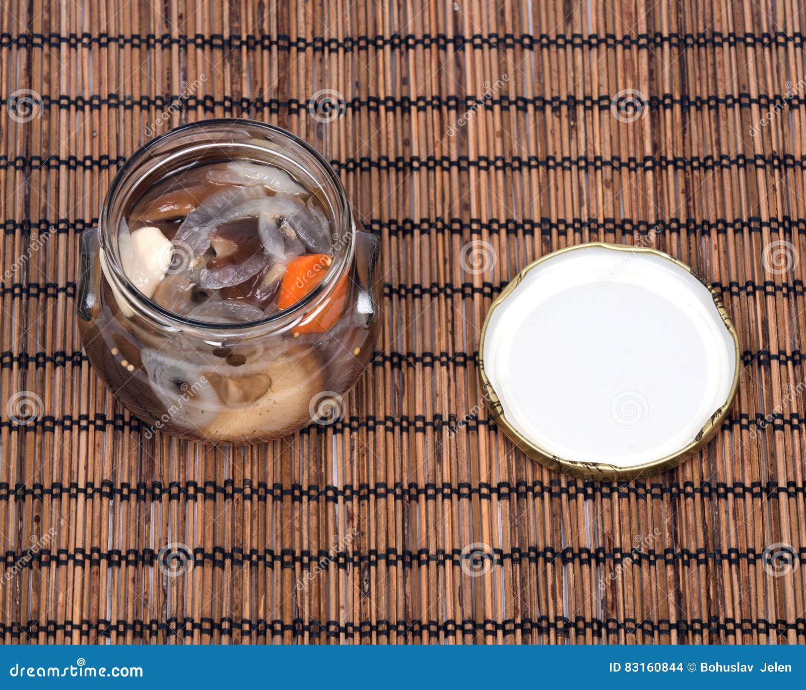 Shiitake Marinated Mushrooms Stock Photo Image of acid, ingredient