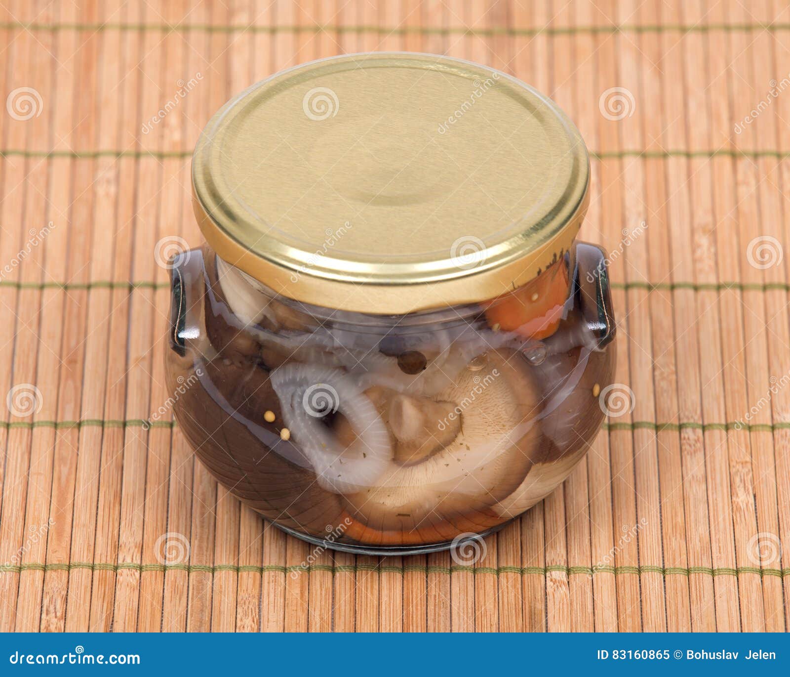 Shiitake Marinated Mushrooms Stock Image Image of delicious