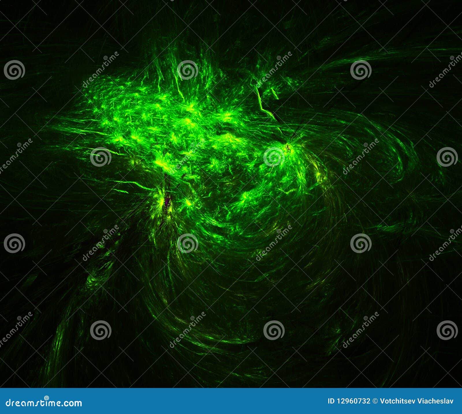 Shimmer Green Abstract Background Stock Illustration Illustration of