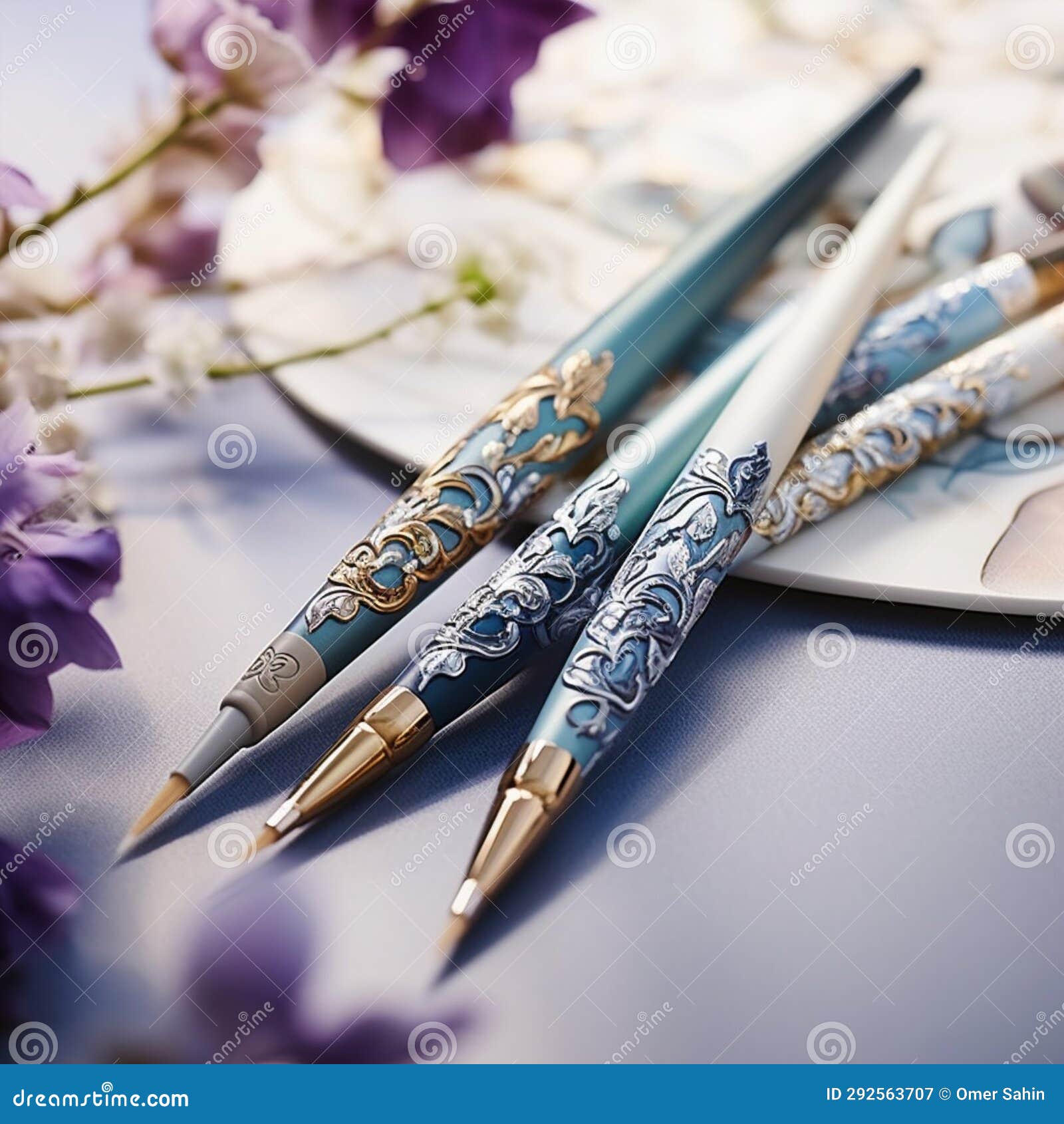shimmering depiction of divine precision