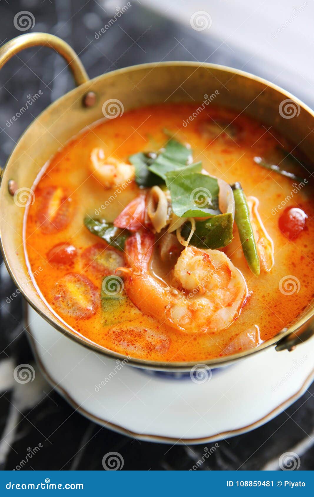 shimp tom yum soup , thai food