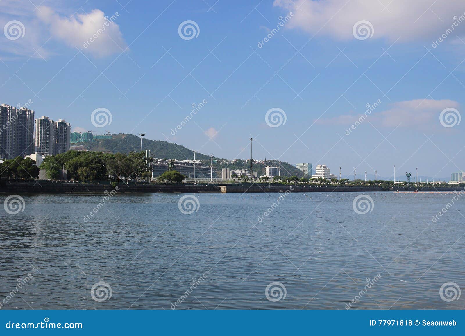 Shing Mun River En Shatin Foto De Archivo Imagen De Districto 77971818