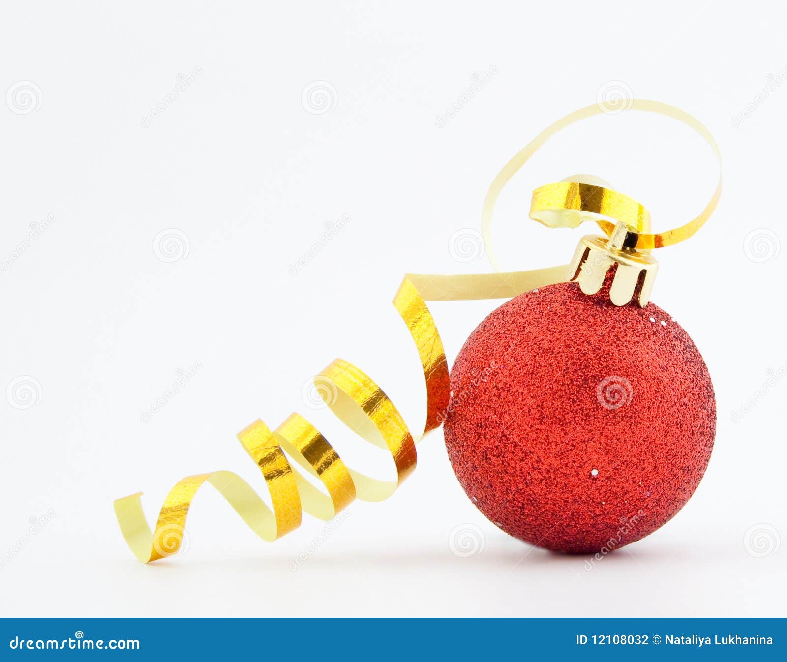 Shining Christmas ball stock photo. Image of decoration - 12108032