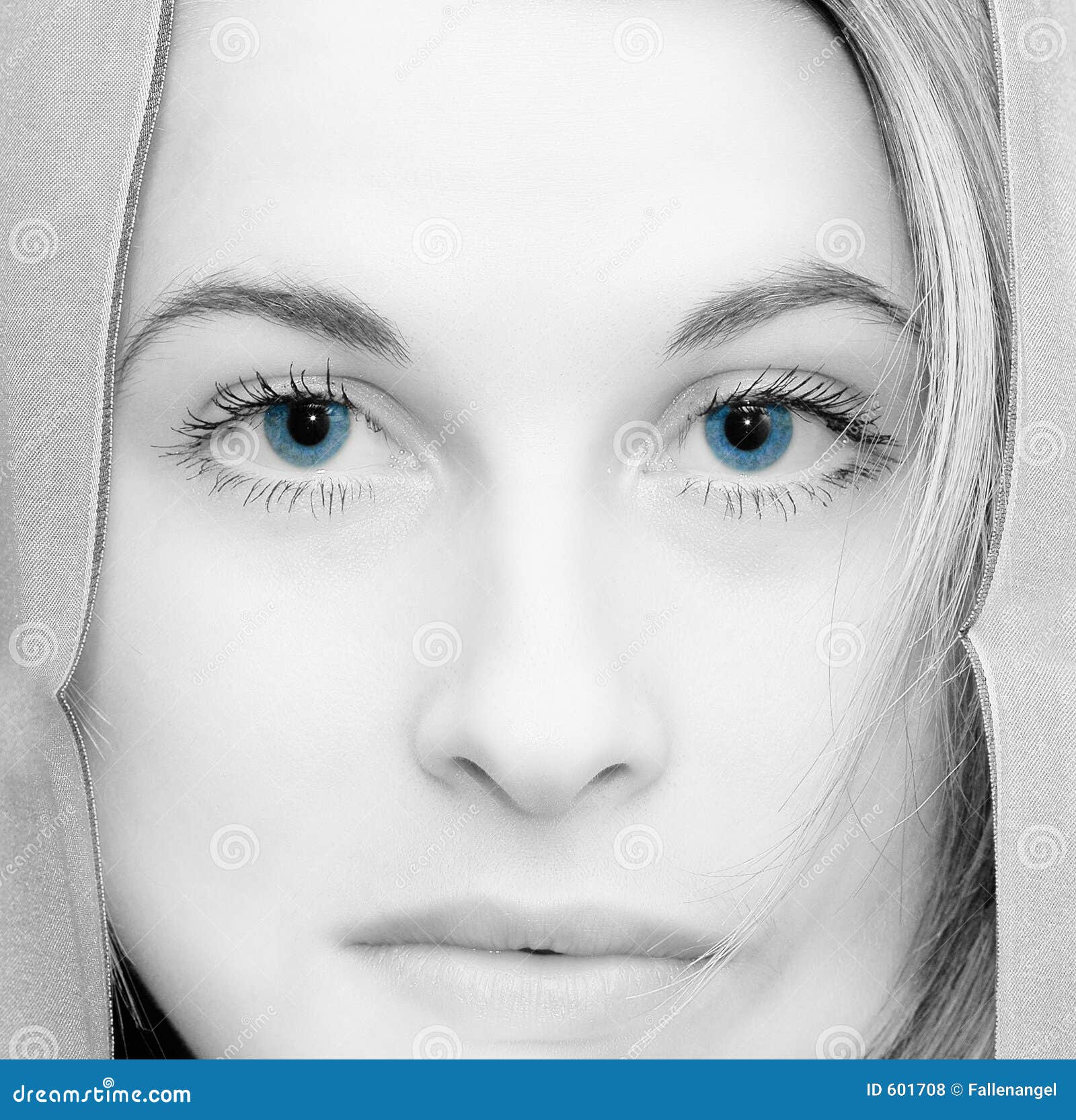 Shining eyes stock photo. Image of beauty, young, model 601708