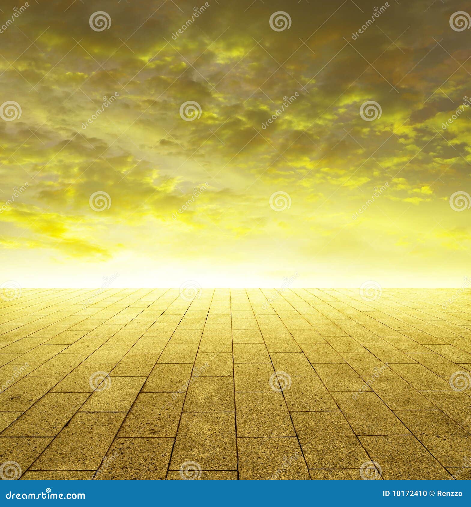 Shining golden horizon stock photo. Image of peace, sunshine - 10172410