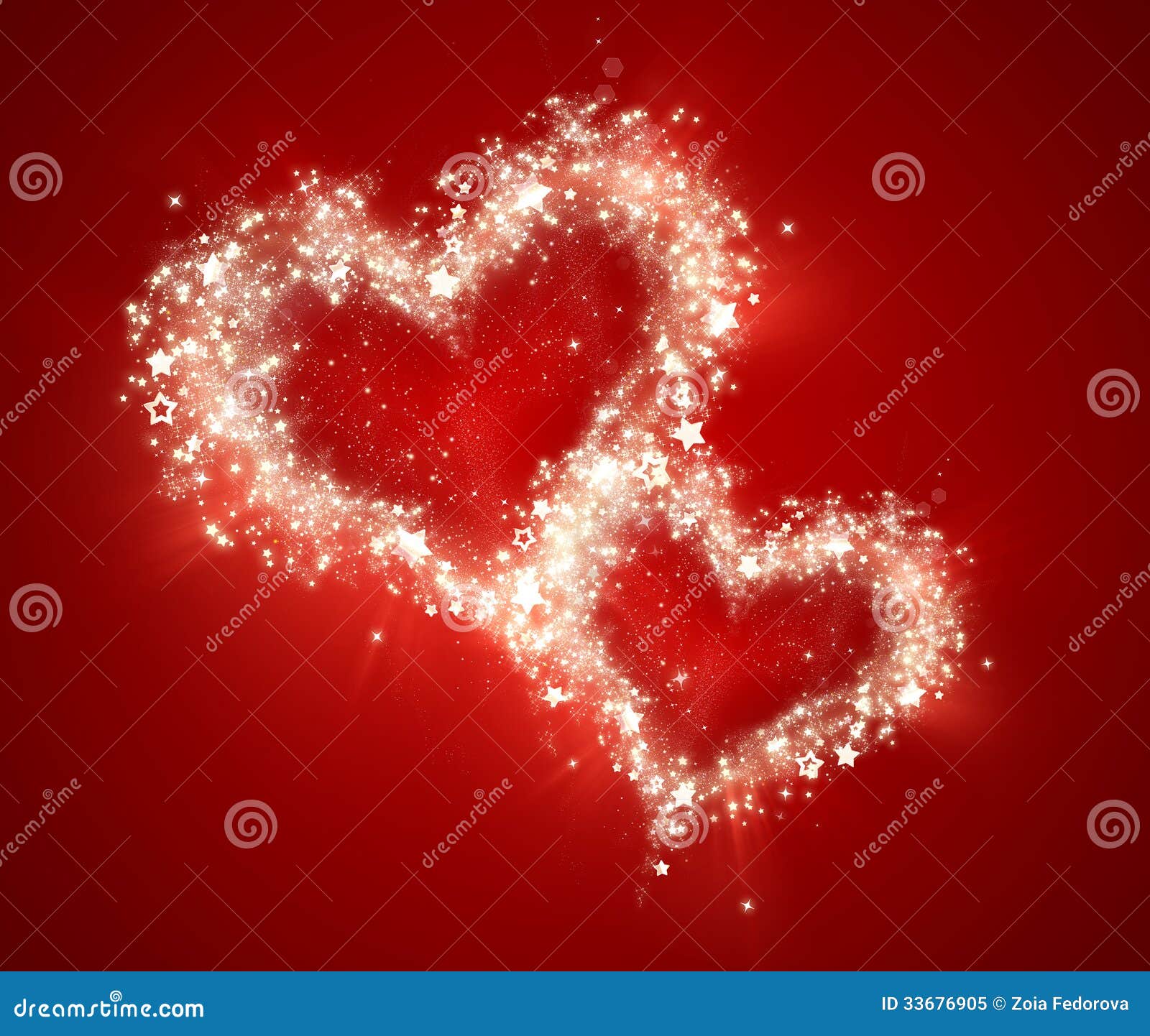 Shining hearts stock illustration. Illustration of backgrounds 33676905