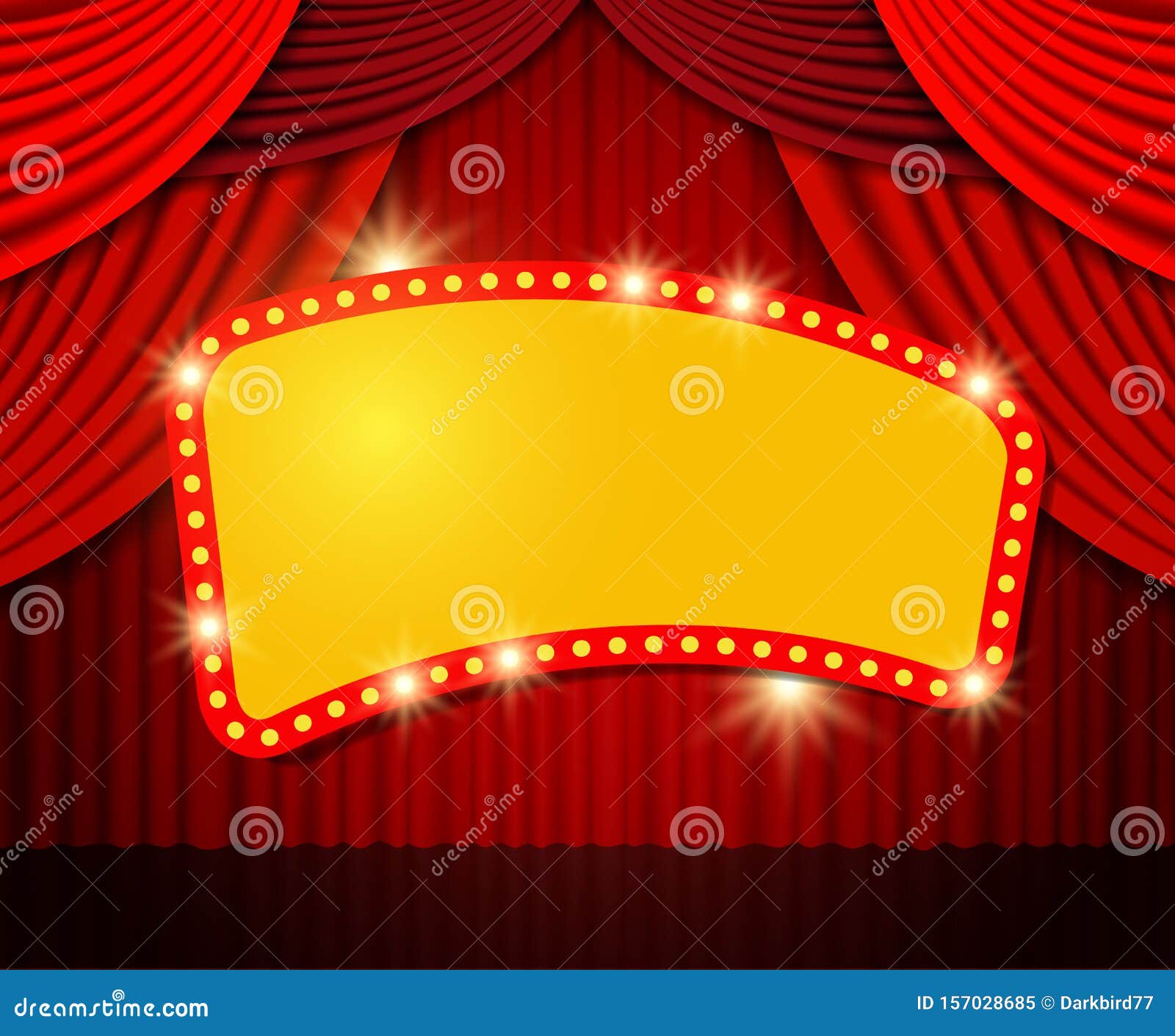 Retro Stage Shining Banner Background Stock Photos - Free & Royalty-Free  Stock Photos from Dreamstime