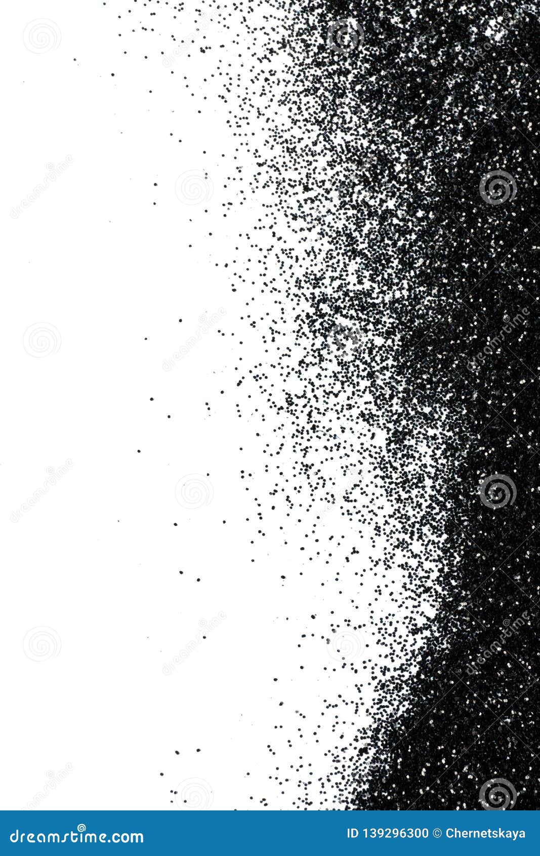 Shiny Black Glitter on White Background Stock Illustration ...