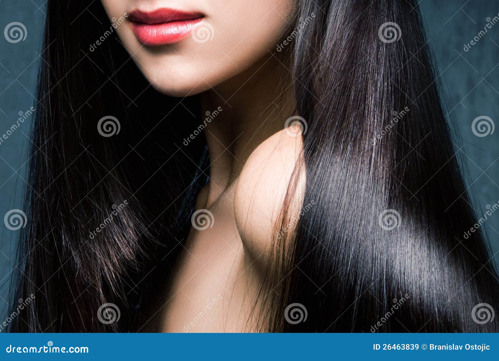 Shiny Black Hair Royalty Free Stock Images - Image: 26463839