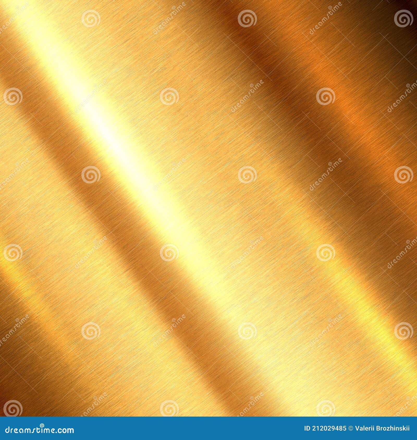 Brass Brilliantly Polished Plate Texture An Abstract Background