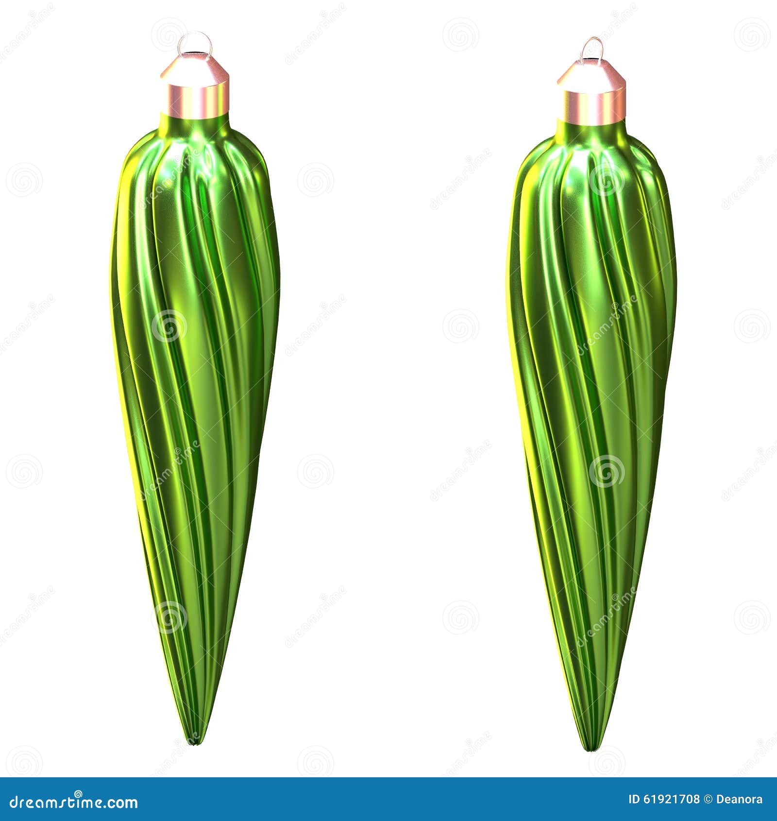 Shiny Christmas Tree Decoration Stock Illustration Illustration of