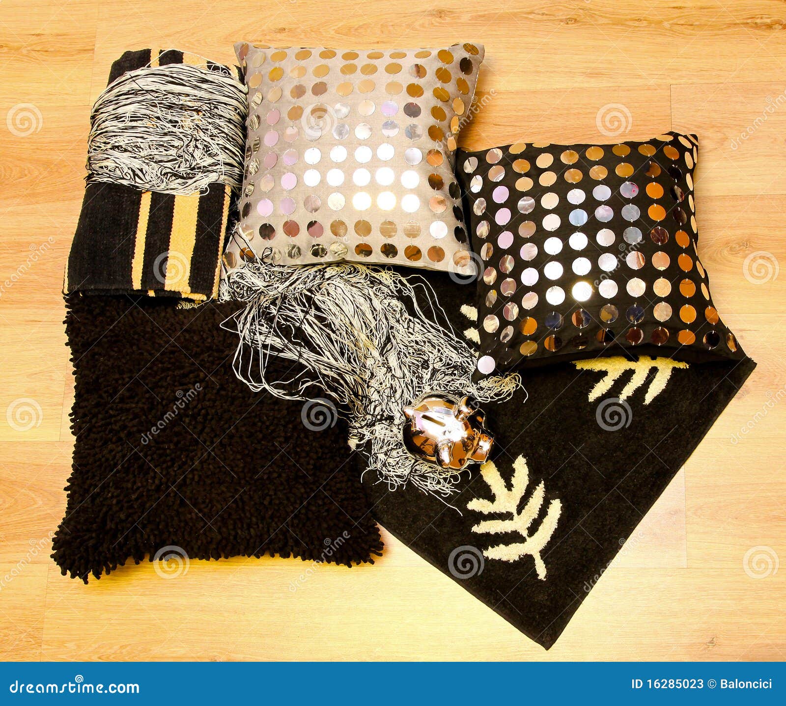 Shiny decor stock image. Image of fabrics, design, colors 16285023