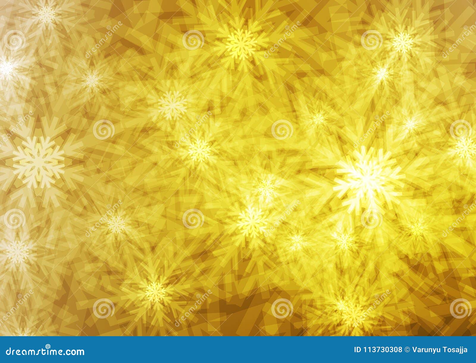 Shiny Flakes or Crystal on Yellow and Gold Background; Winter and Christmas  Day Concept; Design for Wallpaper. Stock Illustration - Illustration of  input, concept: 113730308