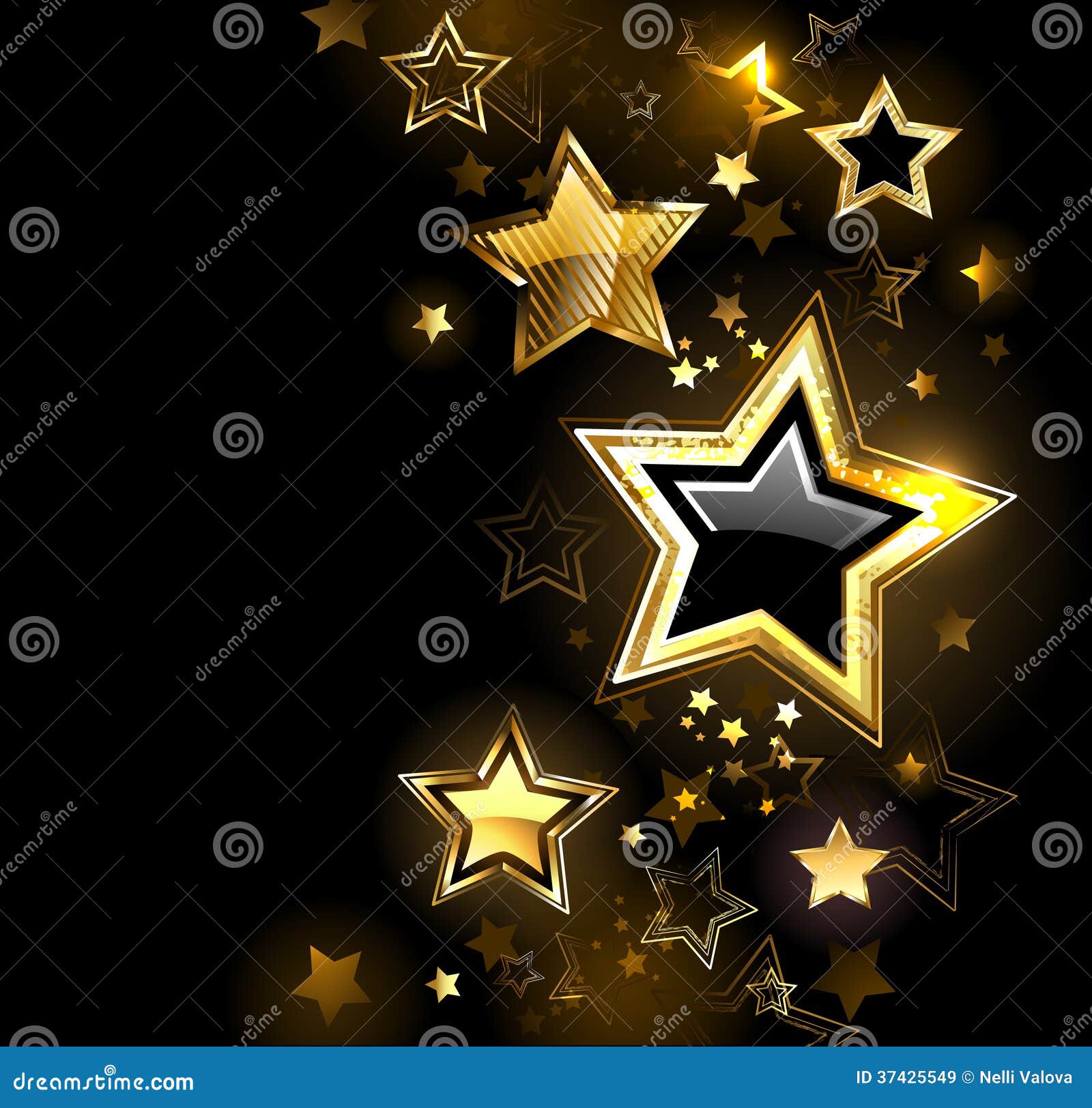 Shiny Gold Star Royalty Free Stock Images Image 37425549