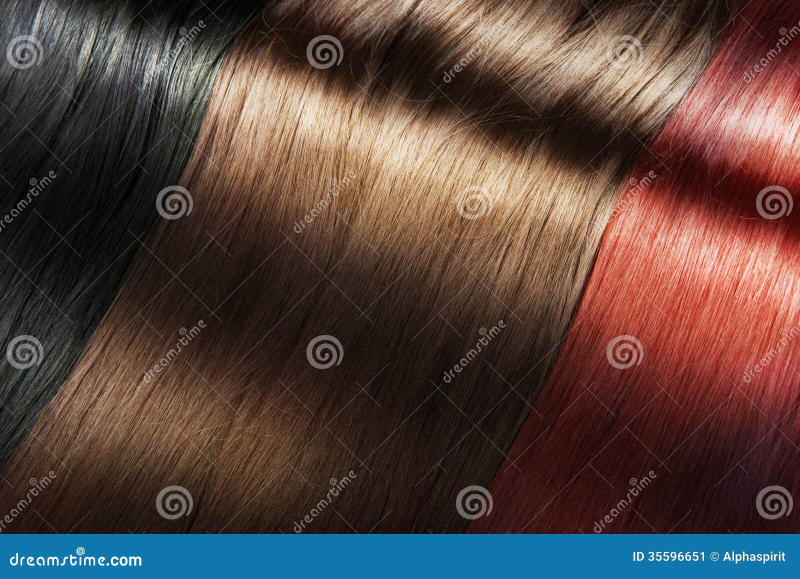 Shiny Hair Color Stock Image - Image: 35596651