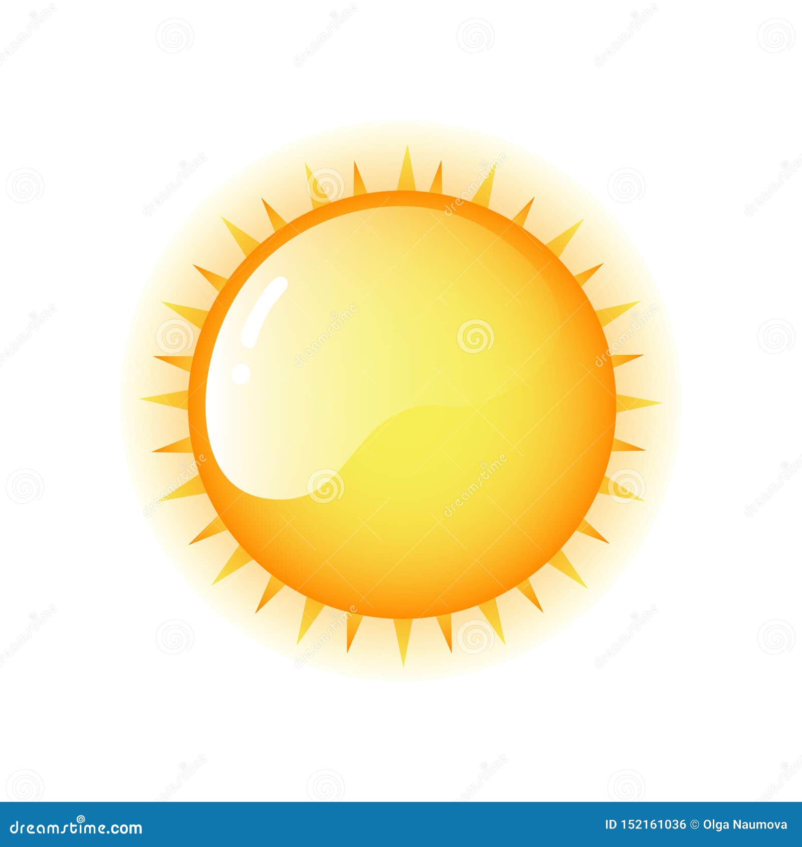 shiny orange yellow color summer hot sun