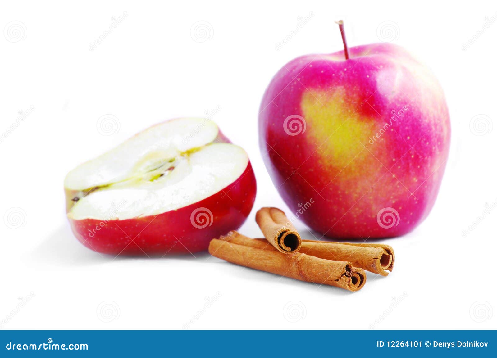 Shiny red apple stock image. Image of fruit, eating, apple 12264101