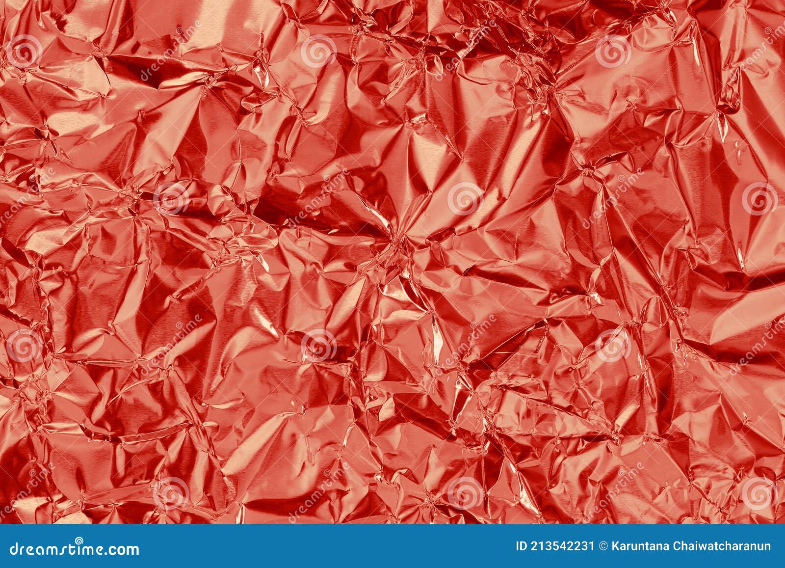 Shiny Red Foil Texture Background, Pattern of Wrapping Paper with Crumpled  and Wavy Stock Image - Image of metal, crumpled: 213542231