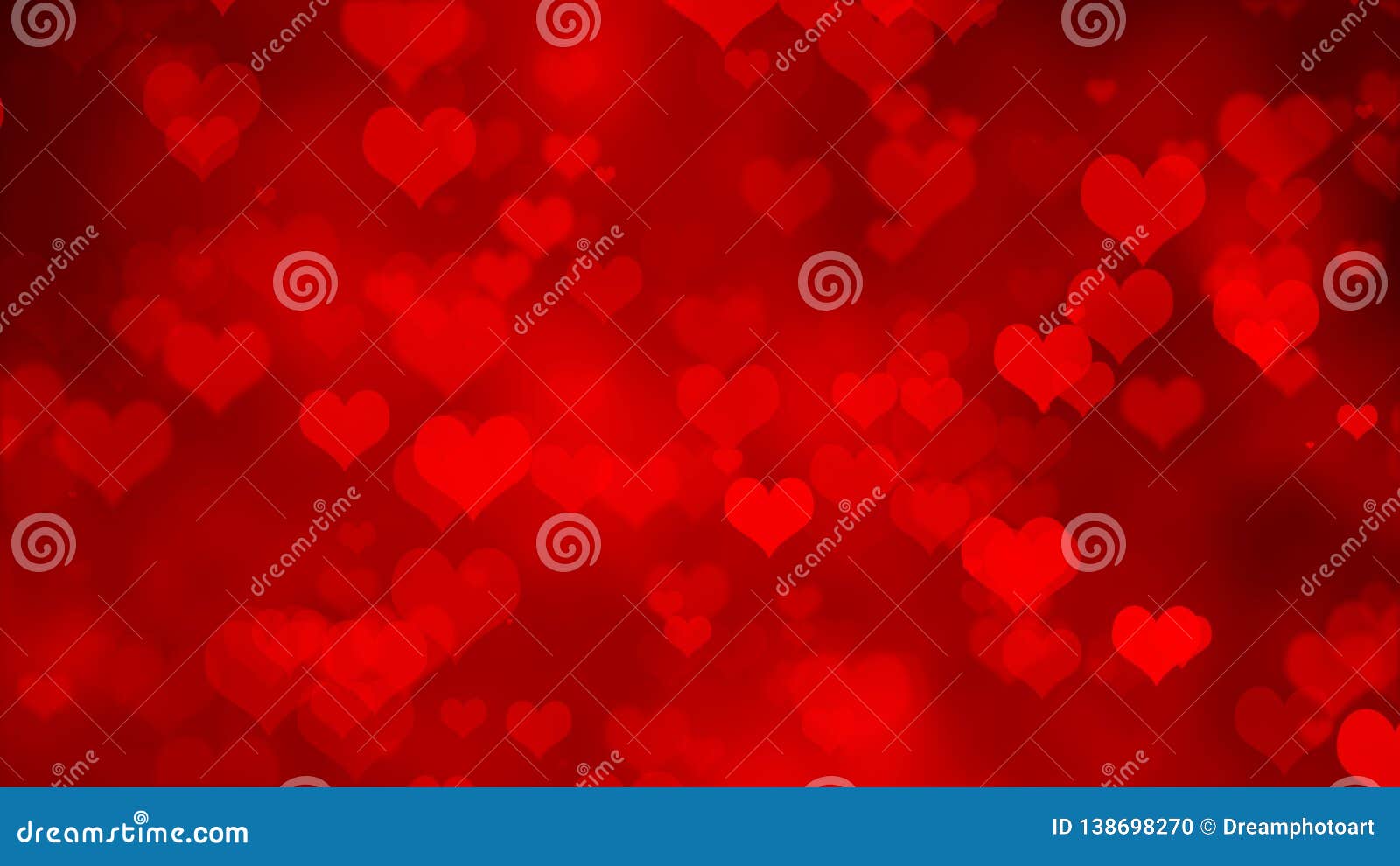 shiny red heart valentines day background