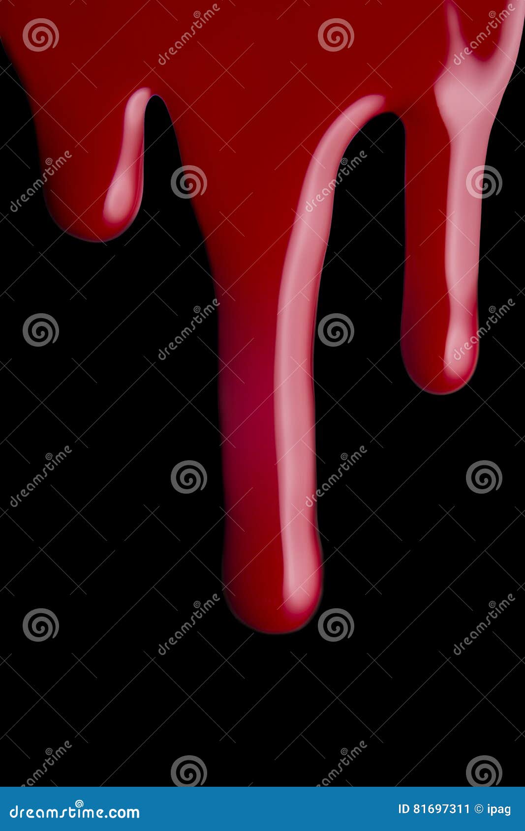 Shiny Red Nail Polish Spill Stock Image - Image of isolated, lacquer ...