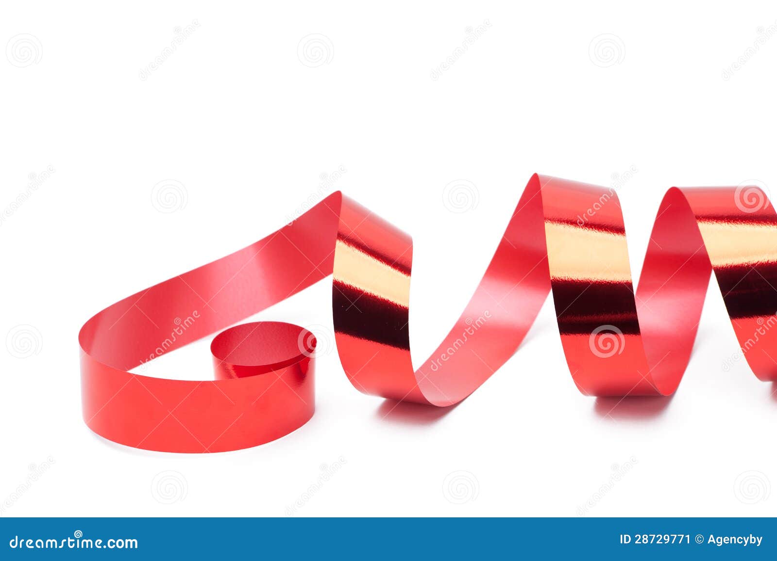 Shiny Red Ribbon for Gift Wrapping Stock Image - Image of decorative,  ornament: 28729771