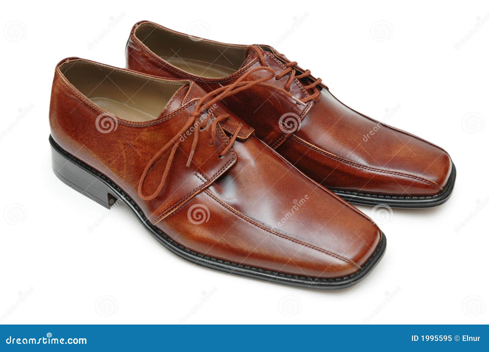 Shiny Shoes Isolated on the Wh Stock Image - Image of elegance, boots ...