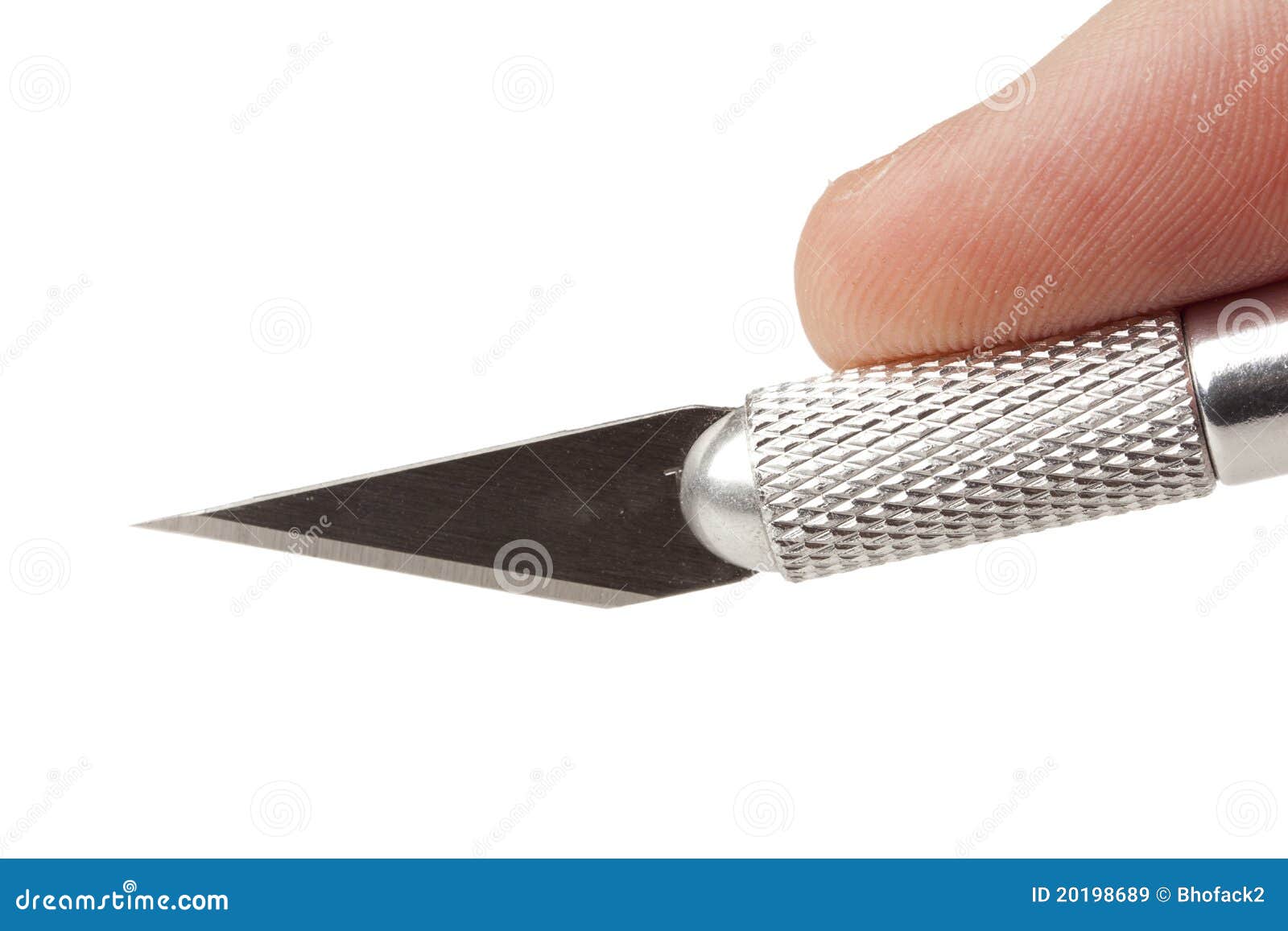 A Shiny Silver Cutting Utensil Stock Image Image of metal, craft
