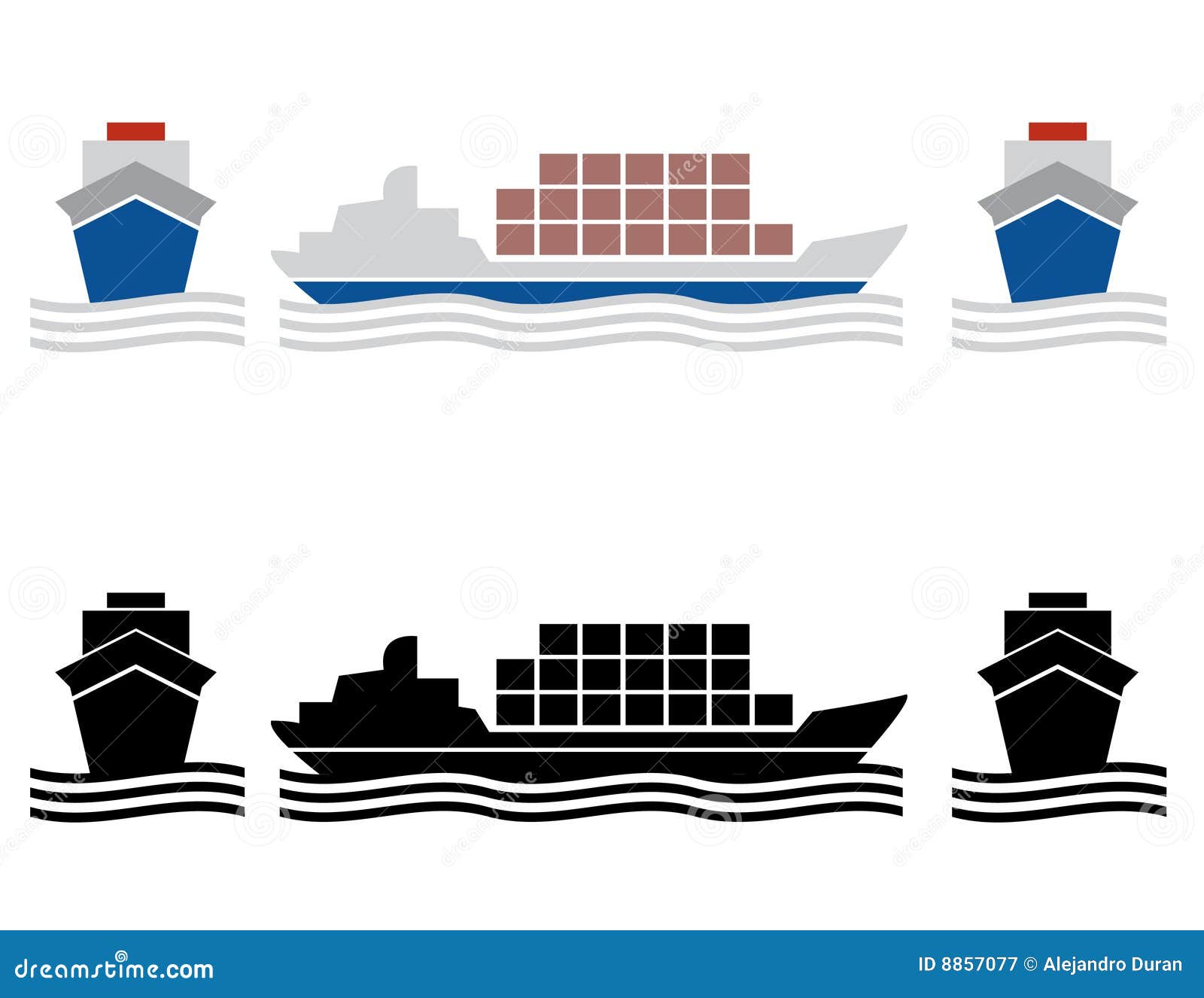 ship cargo icons