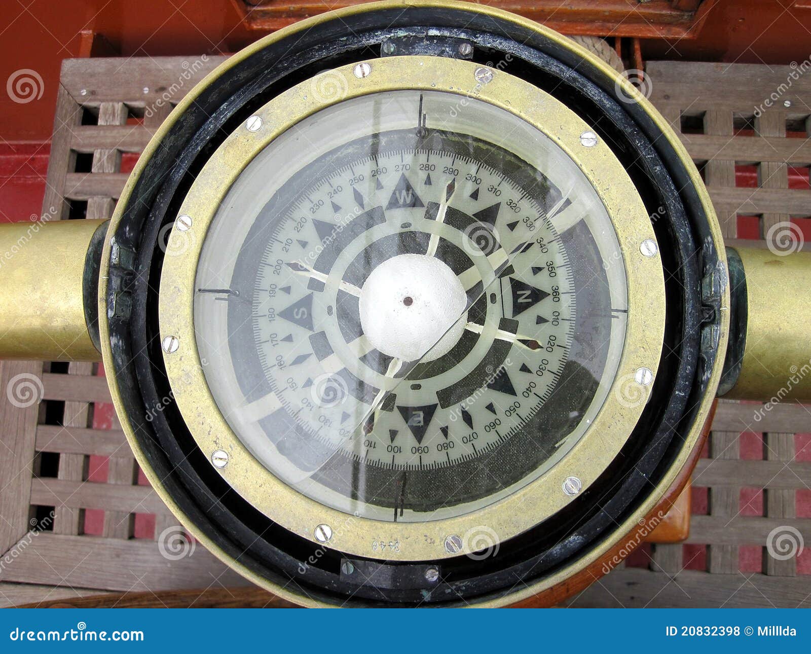 Ship compass stock photo. Image of wood, survey, east 20832398