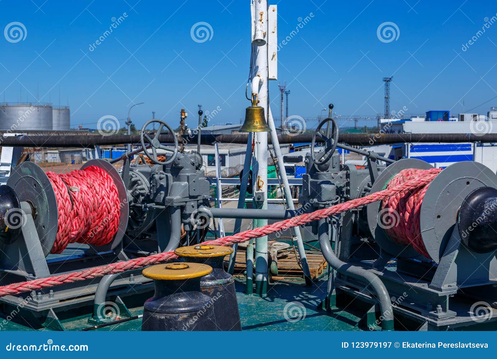 Ship`s Mooring Cable on the Ship on Deck Editorial Photography Image of nautical, lines 123979197