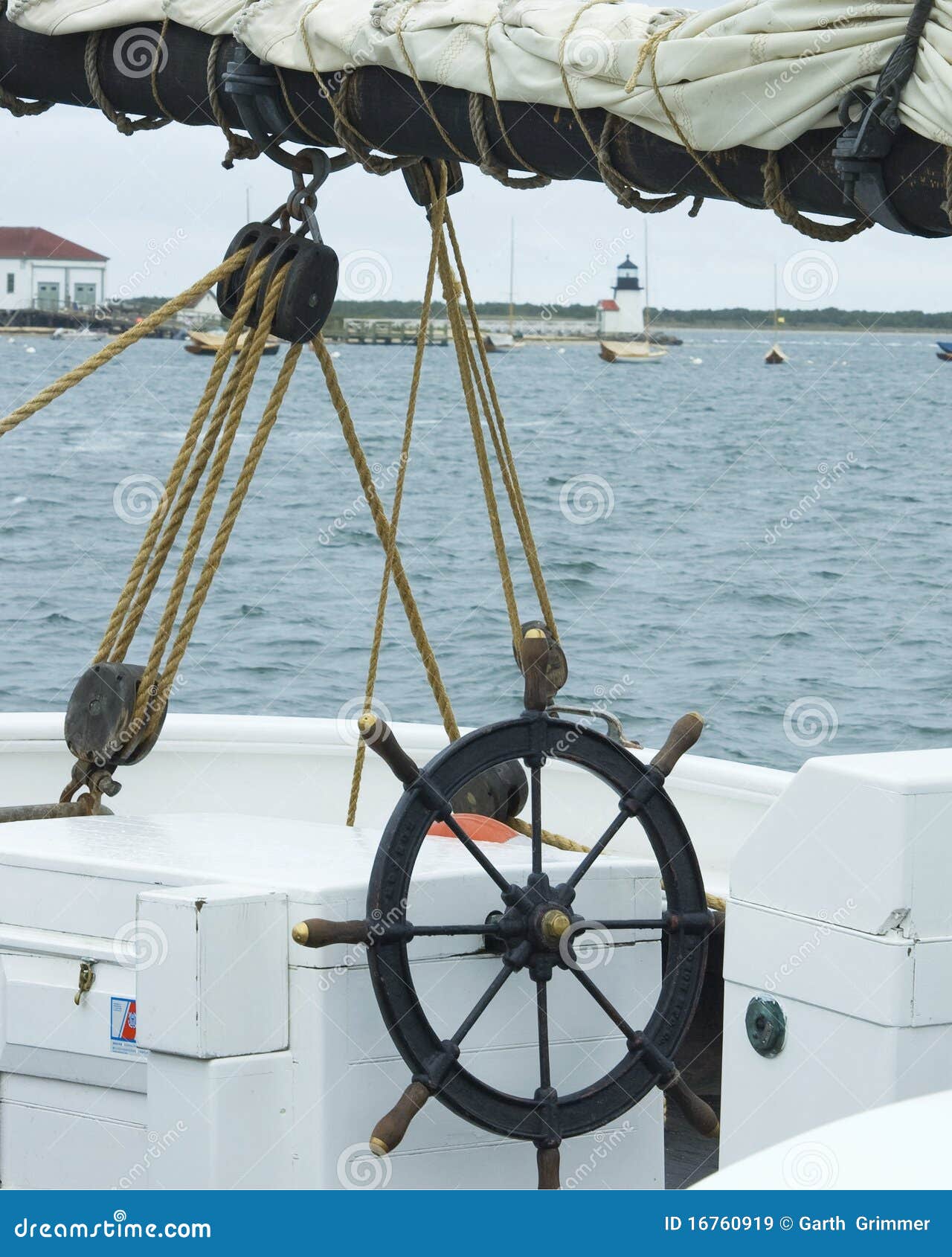 Ship s wheel stock image. Image of wind, sailing, ship 16760919
